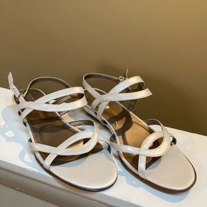 New Rockport Total Motion Leather Wedge Sandals. Size 10. TruTech.